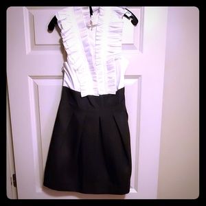 Black and white dress